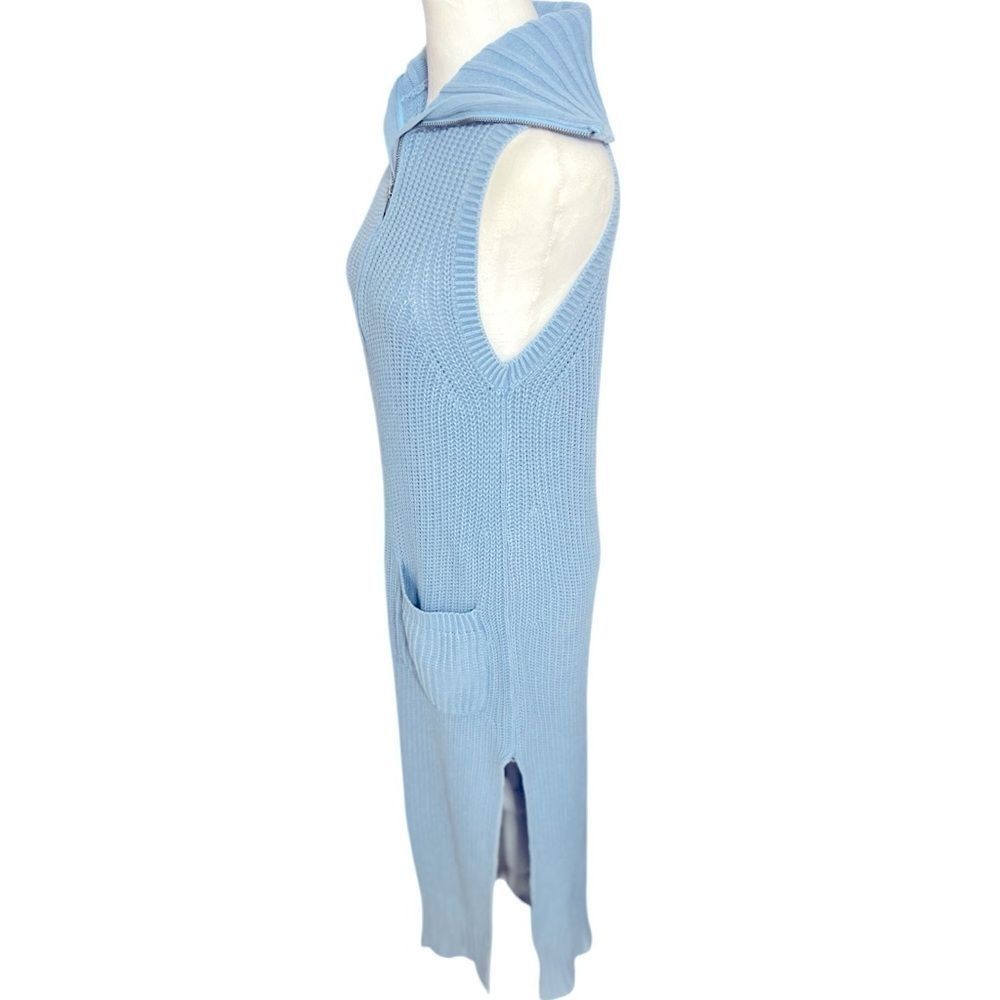 Free People Elodie Maxi Dress In Blue small oversized knit - Picture 5 of 13